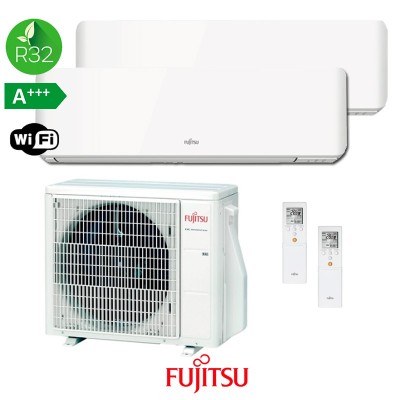 Aire acondicionado Fujitsu 2x1 Serie KM con instalación en Barcelona